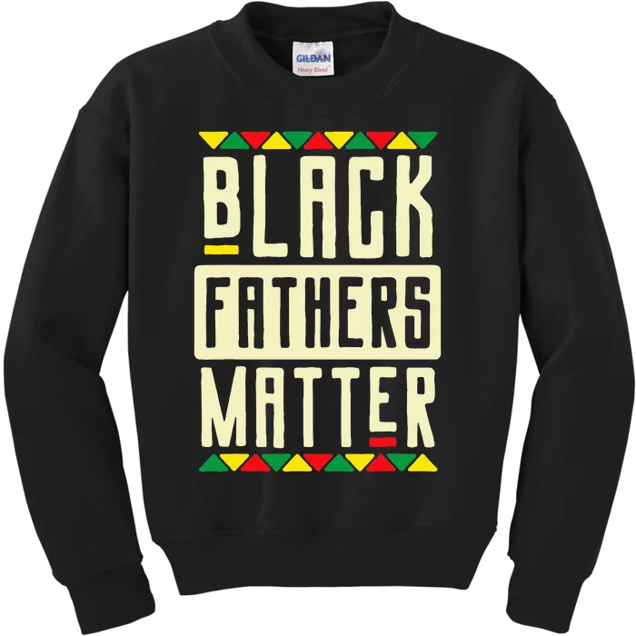 Black Fathers Matter Blm Pride African American Dad Kids Sweatshirt