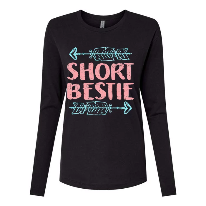 Best Friends Matching Tall Short Bestie Birthday BFF Besties Womens Cotton Relaxed Long Sleeve T-Shirt