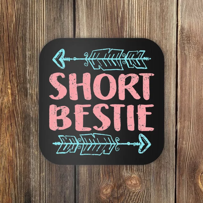 Best Friends Matching Tall Short Bestie Birthday BFF Besties Coaster