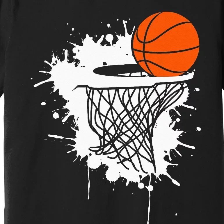 Basketball For Men Slam Dunk Teens Kids Player Premium T-Shirt