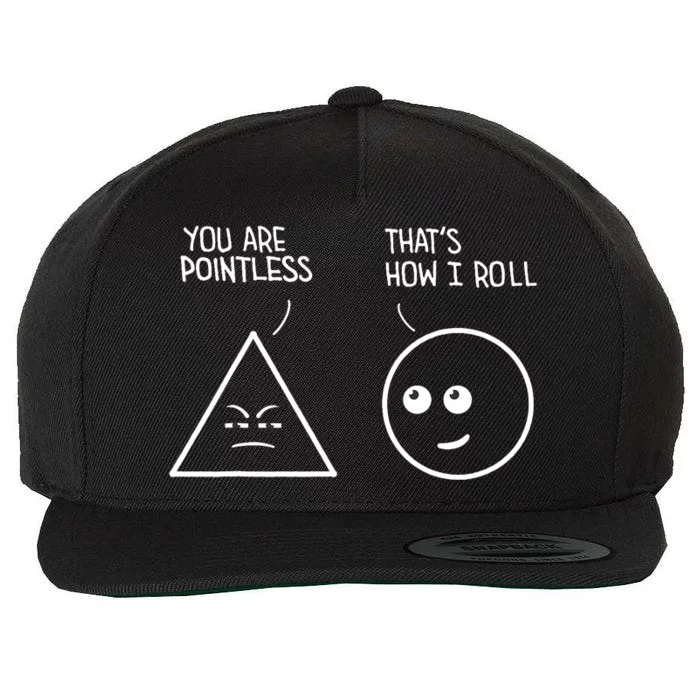 Best Funny Math Teacher Joke Humor Science Fun Math Pun Wool Snapback Cap