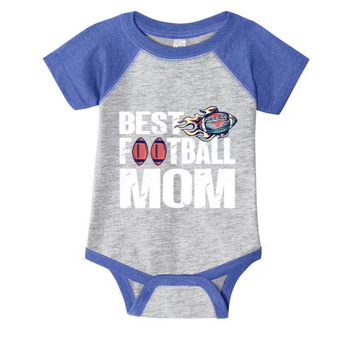 Best Football Mom Gift Funny Dad American Football Gift Infant Baby Jersey Bodysuit