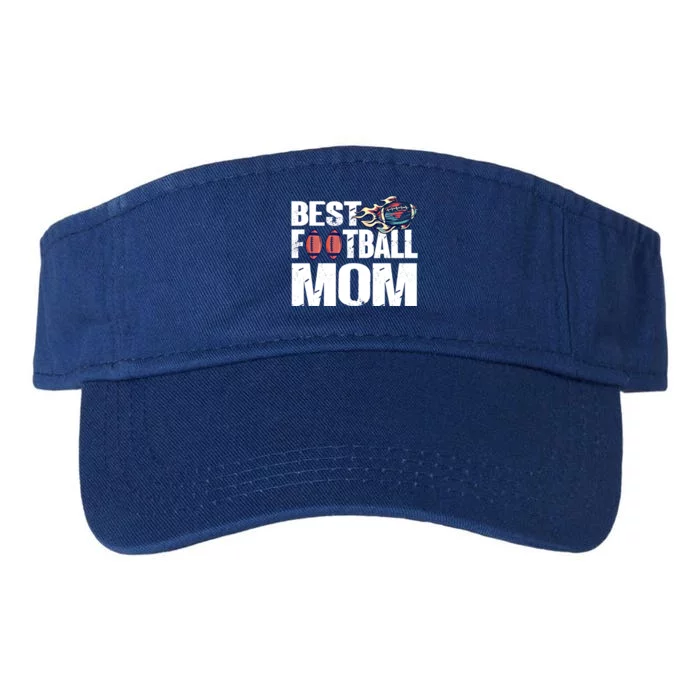 Best Football Mom Gift Funny Dad American Football Gift Valucap Bio-Washed Visor