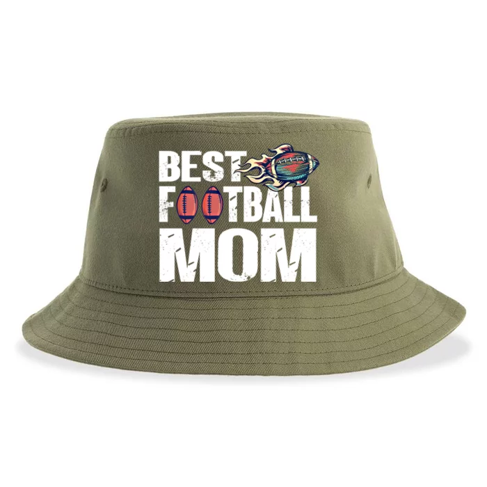 Best Football Mom Gift Funny Dad American Football Gift Sustainable Bucket Hat