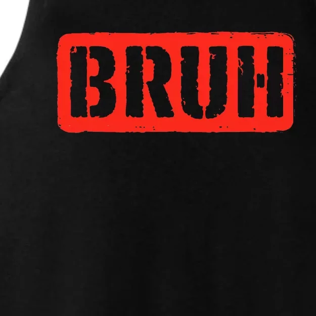 Bruh Funny Meme Saying Slang Brother Ladies Tri-Blend Wicking Tank