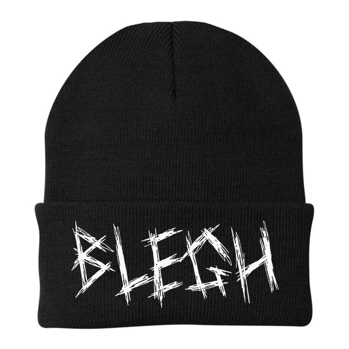 Blegh Funny Metalcore Vocalist Djent Deathcore Knit Cap Winter Beanie