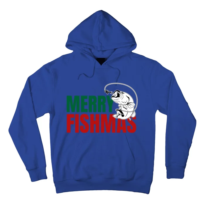 Bass Fish Merry Fishmas Gift Hoodie