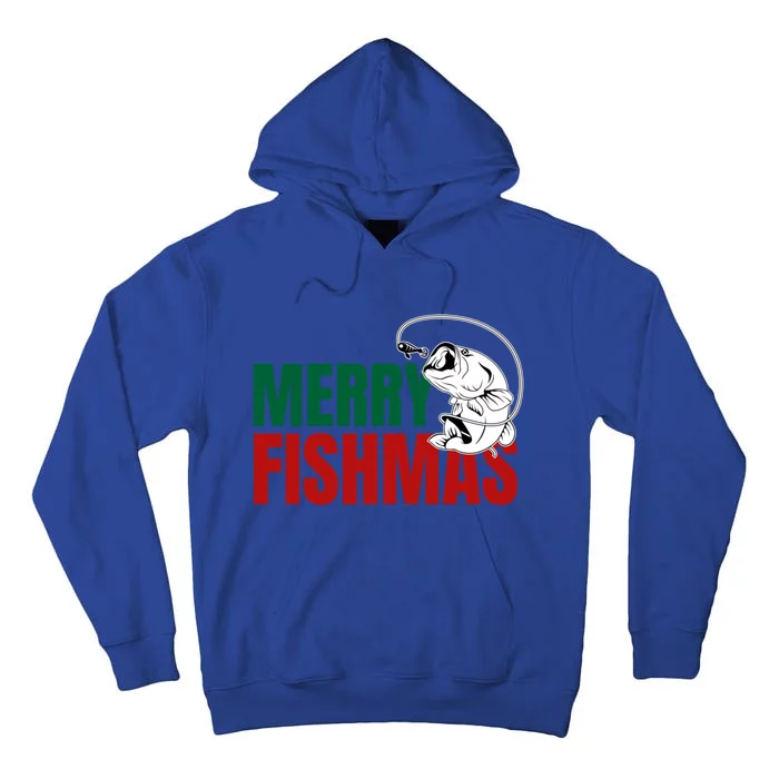 Bass Fish Merry Fishmas Gift Tall Hoodie