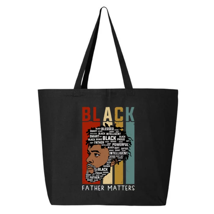 BLACK FATHER MATTERS 25L Jumbo Tote