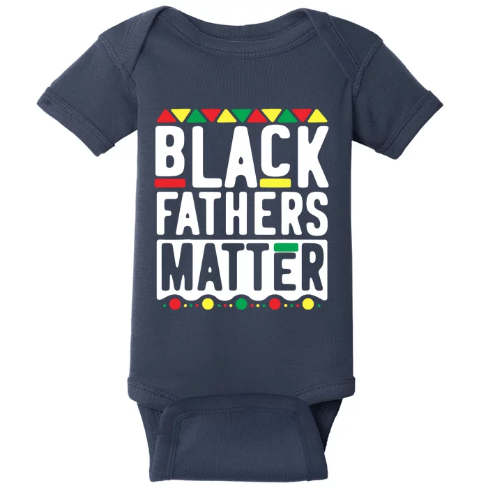 Black Fathers Matter Black Pride Month Baby Bodysuit