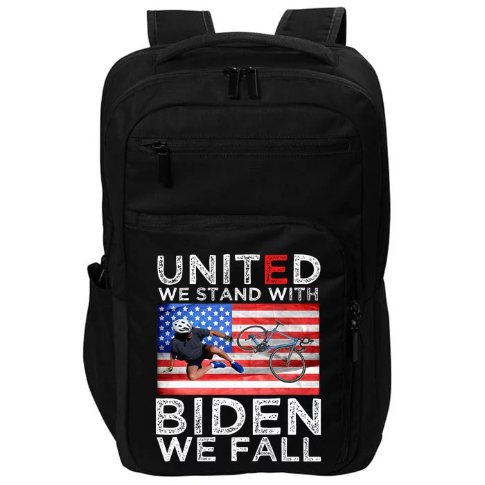 Biden Falling Memes United We Stand With Biden We Fall Impact Tech Backpack