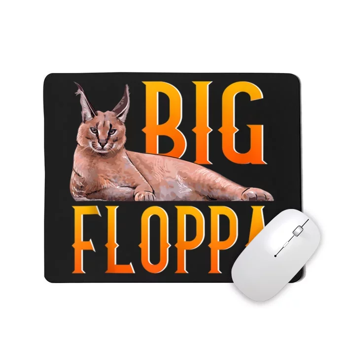 Big Floppa Meme Cute Caracal Cat Ank Op Mousepad