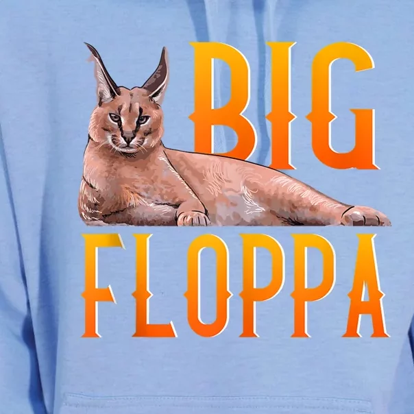 Big Floppa Meme Cute Caracal Cat Ank Op Unisex Surf Hoodie