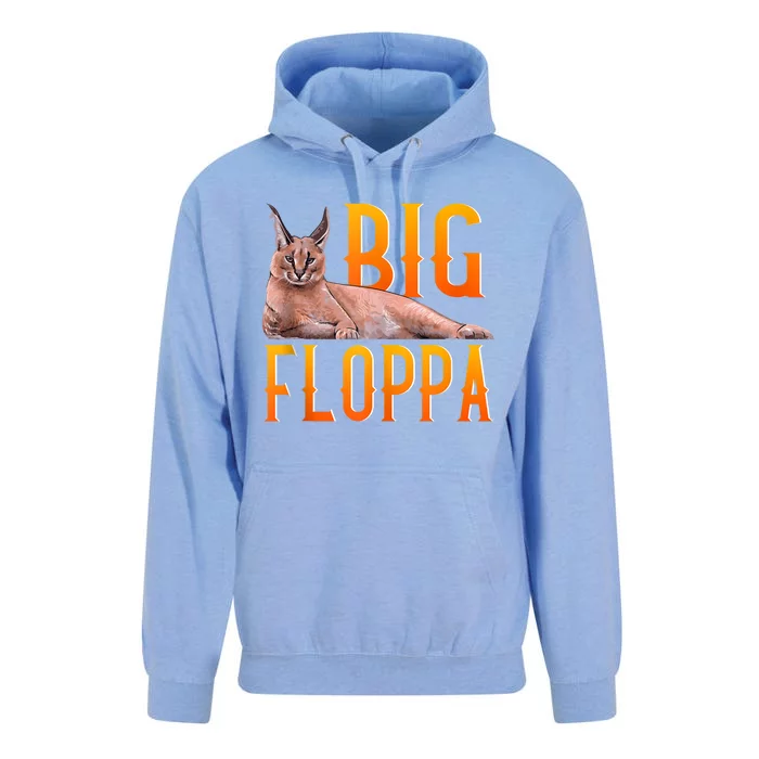 Big Floppa Meme Cute Caracal Cat Ank Op Unisex Surf Hoodie