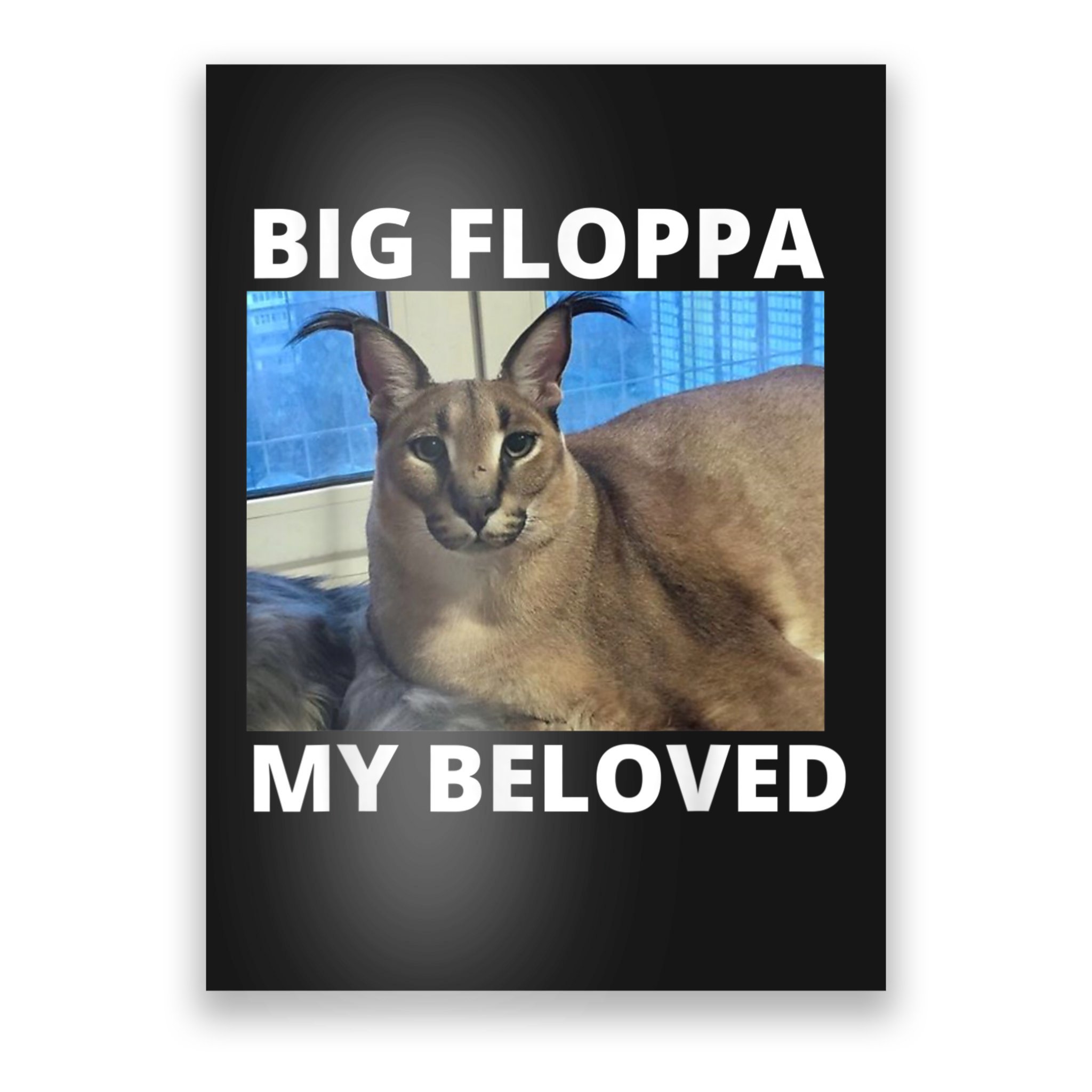 floppa meme funny Poster for Sale by momshow