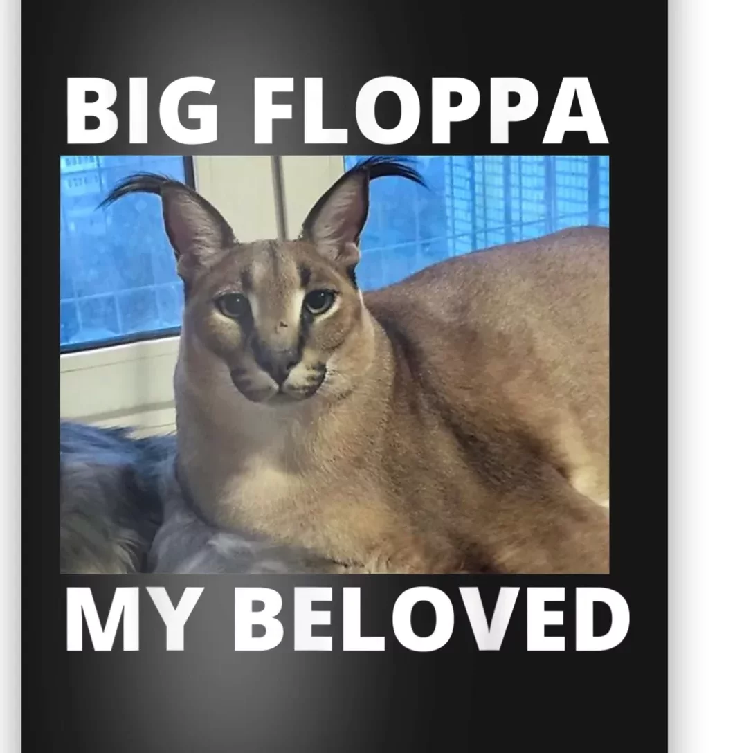 Big Floppa Caracal Cat Meme' Beanie
