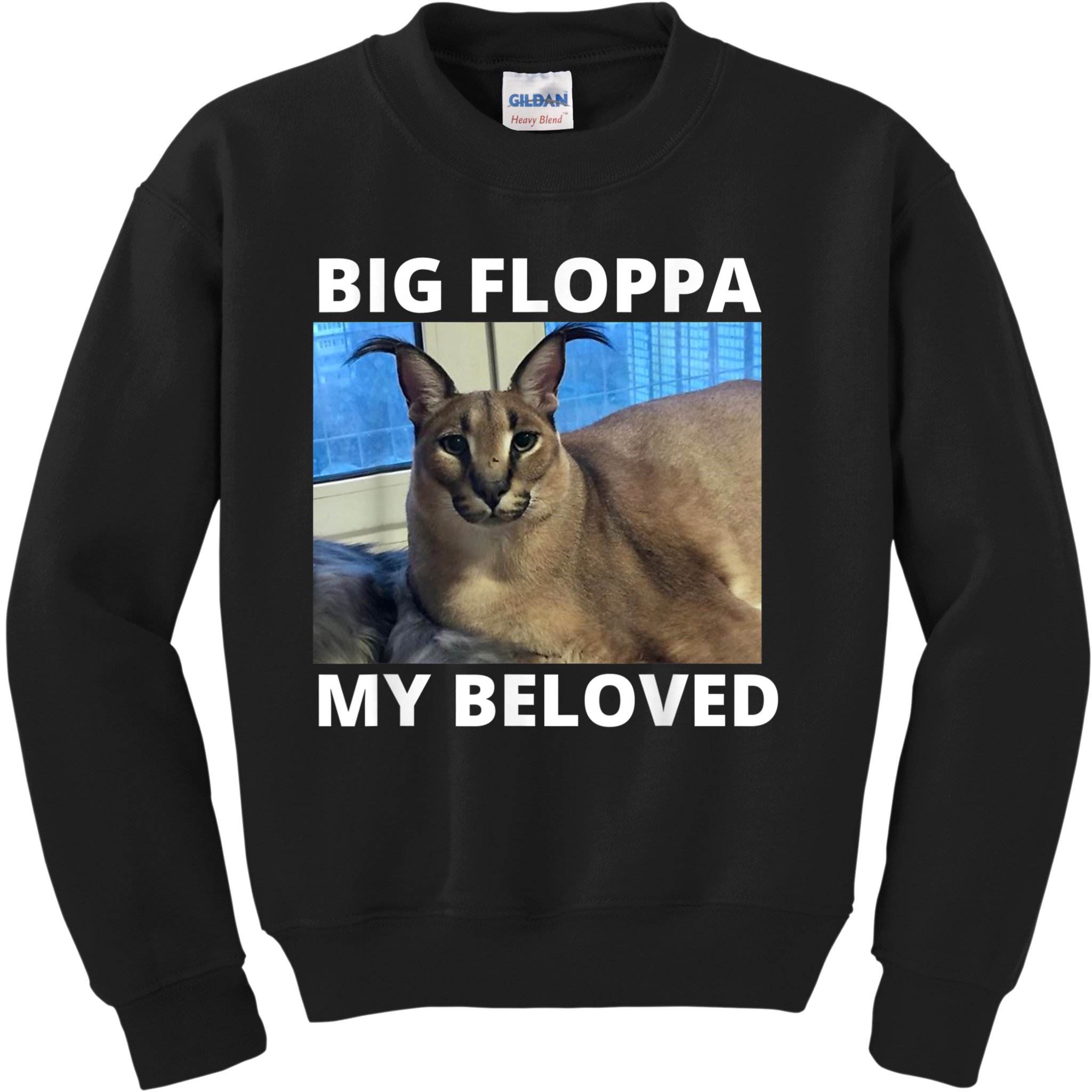  Big Floppa Meme Premium T-Shirt : Clothing, Shoes & Jewelry
