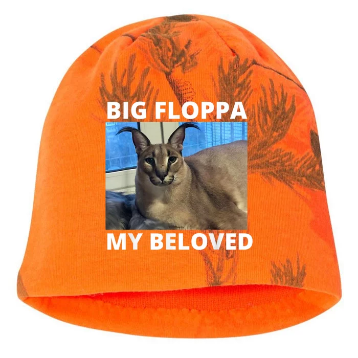 Big Floppa My Beloved Caracal Cat Meme Kati - Camo Knit Beanie