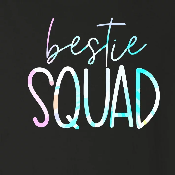 Best Friend Matching Squad Tie Dye Bestie Bff Toddler Long Sleeve Shirt