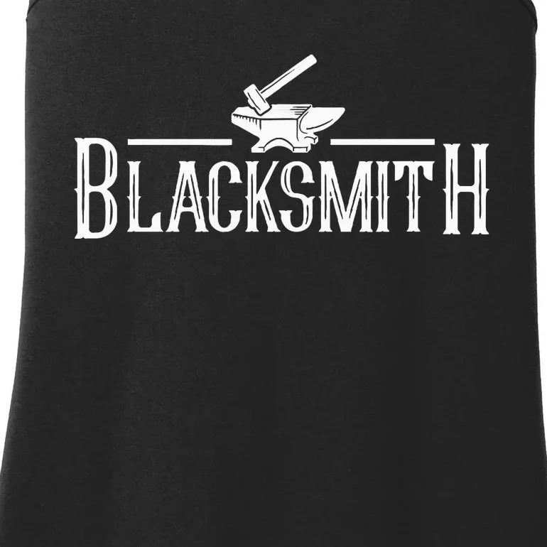 Blacksmith Farrier Metal Iron Forging Blacksmithing Ladies Essential Tank