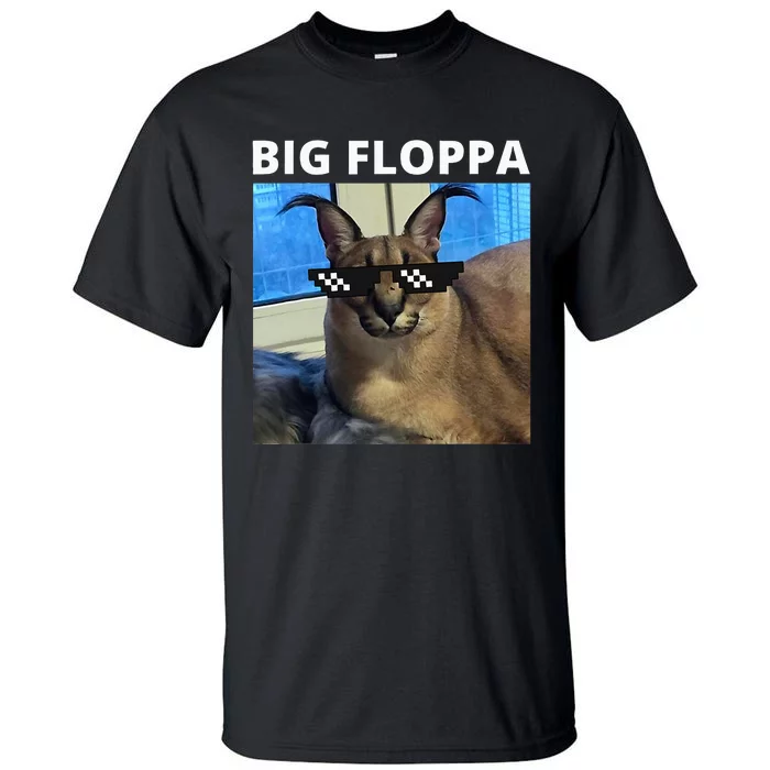 Big Floppa Meme Cat Tall T-Shirt