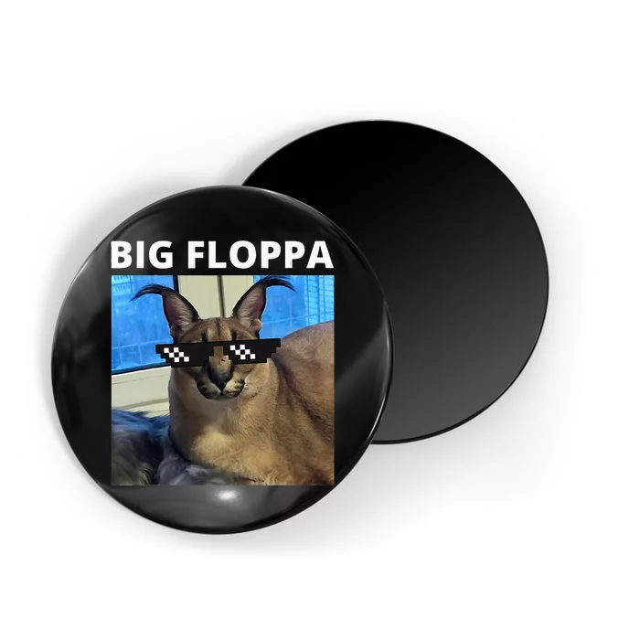 Big Floppa Meme Cat Magnet