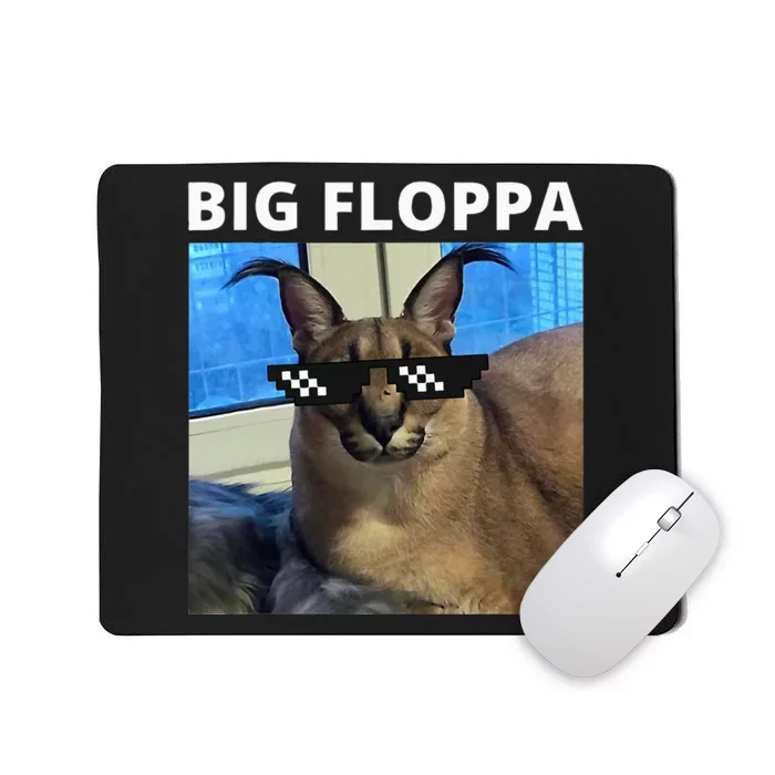 Big Floppa Meme Cat Mousepad