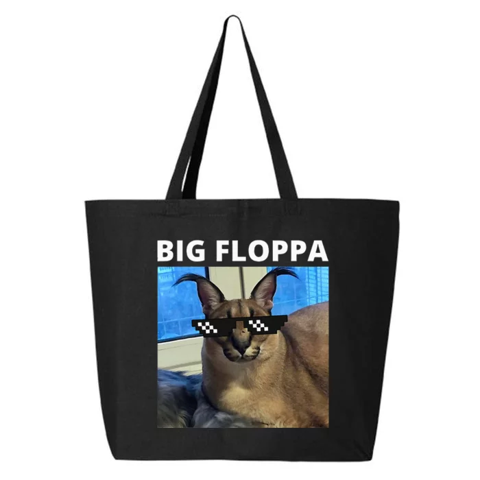 Big Floppa Meme Cat 25L Jumbo Tote