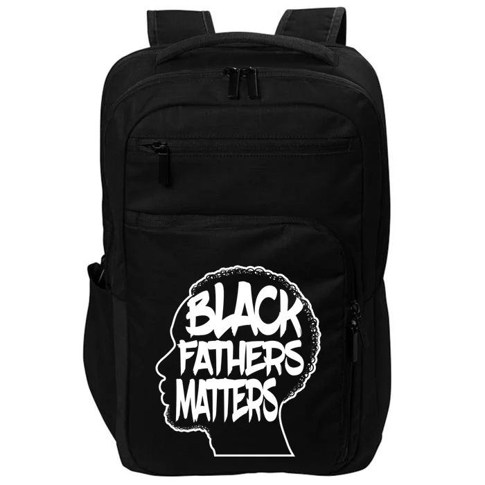 Black Fathers Matter Africanamerican Dad Family Gift Impact Tech Backpack