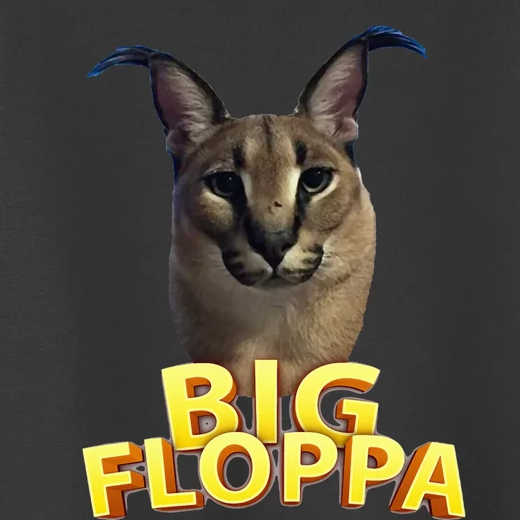 Big Floppa Meme Cat Toddler T-Shirt