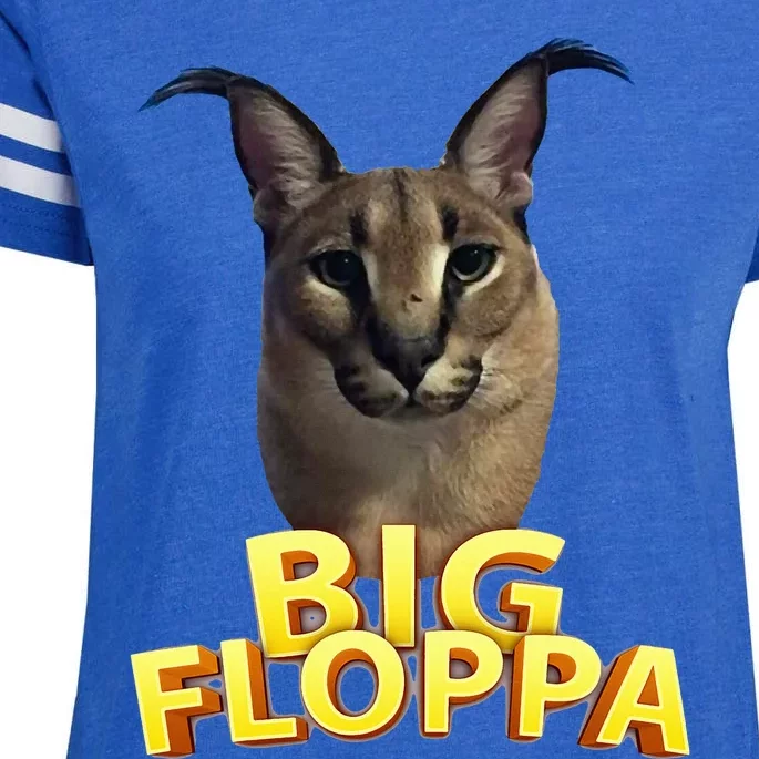 Big Floppa Meme Cat Enza Ladies Jersey Football T-Shirt