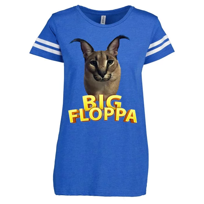 Big Floppa Meme Cat Enza Ladies Jersey Football T-Shirt