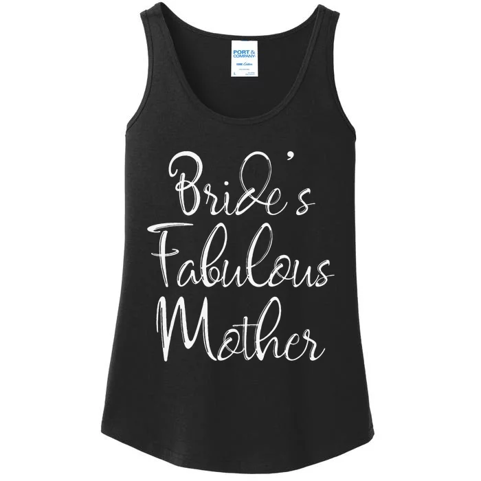 BrideS Fabulous Mother Matching Family Bridal Party Ladies Essential Tank