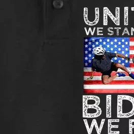 Biden Falling Memes United We Stand With Biden We Fall Funny Dry Zone Grid Performance Polo