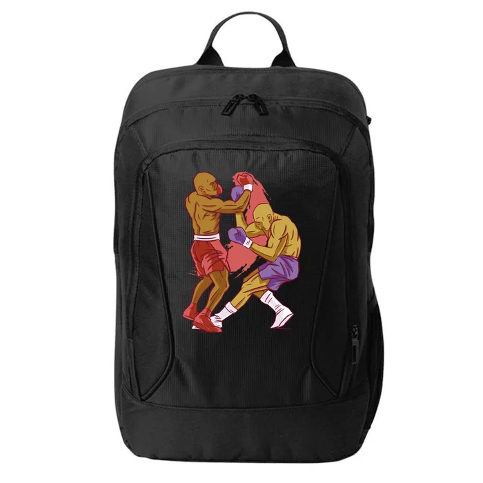 Boxers Fighting Match City Backpack