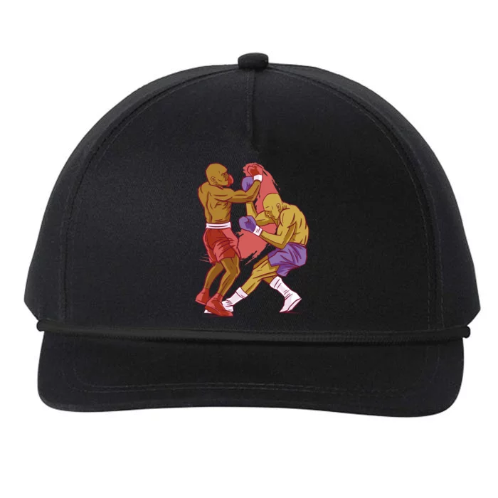 Boxers Fighting Match Snapback Five-Panel Rope Hat