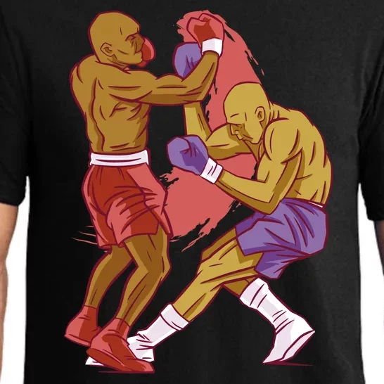 Boxers Fighting Match Pajama Set