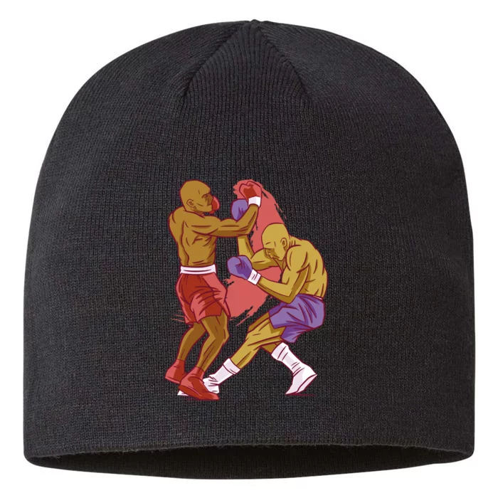 Boxers Fighting Match 8 1/2in Sustainable Knit Beanie