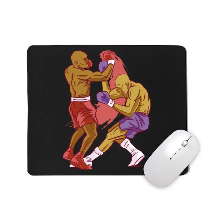 Boxers Fighting Match Mousepad