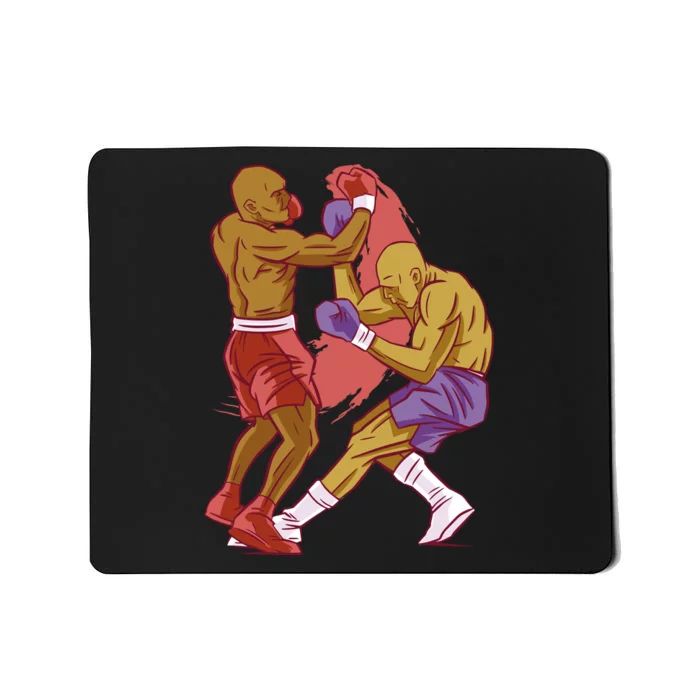 Boxers Fighting Match Mousepad