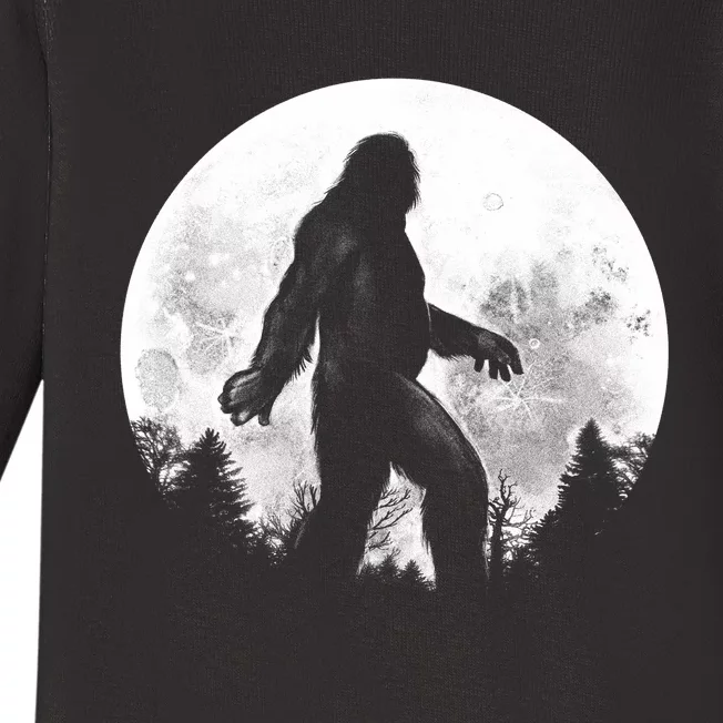 Bigfoot Full Moon Baby Long Sleeve Bodysuit