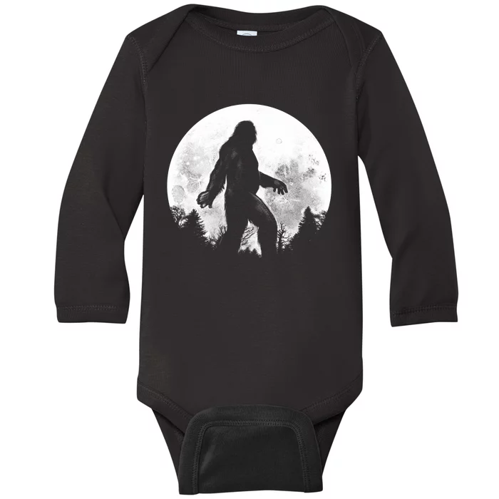 Bigfoot Full Moon Baby Long Sleeve Bodysuit