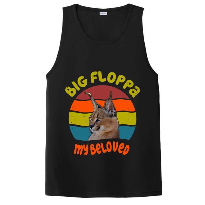 Big Floppa My Beloved Caracal Cat Gift Performance Tank