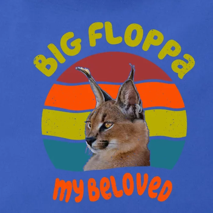 Big Floppa My Beloved Caracal Cat Gift Zip Tote Bag