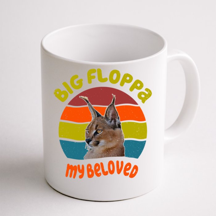 Big Floppa My Beloved Caracal Cat Gift Front & Back Coffee Mug