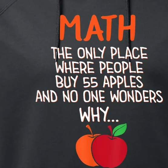 Best Funny Math Teacher Joke Humor Science Fun Math Pun Performance Fleece Hoodie