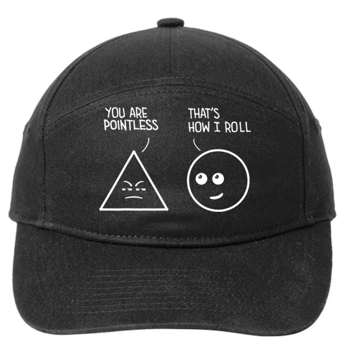 Best Funny Math Teacher Joke Humor Science Fun Math Pun 7-Panel Snapback Hat