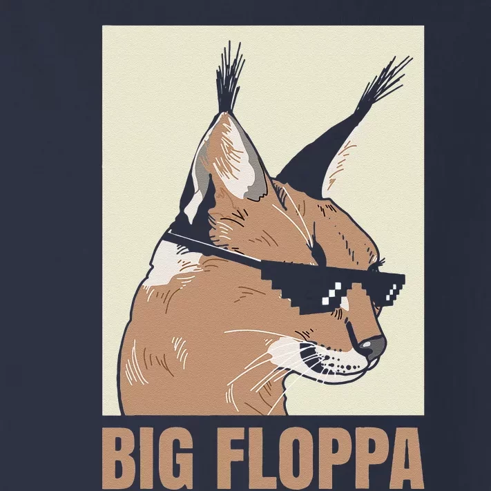 Big Floppa Meme Cat Caracal Cool Funny Cats Caracals Lover Toddler Long Sleeve Shirt