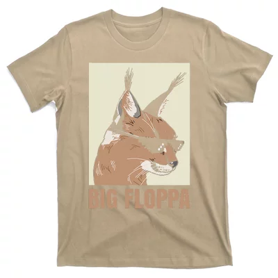 Big Floppa Meme Cat Caracal Cool Funny Cats Caracals Lover Unisex T-Shirt