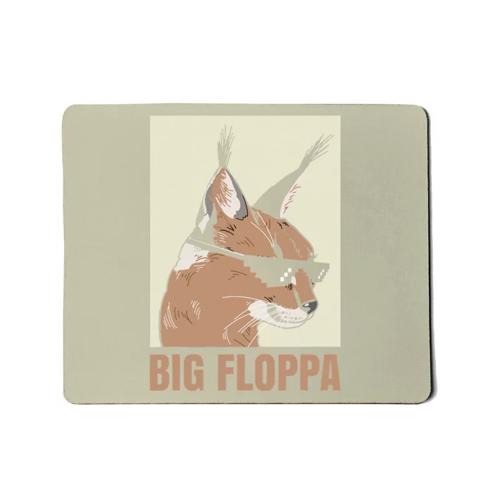 Big Floppa Meme Cat Caracal Cool Funny Cats Caracals Lover Mousepad